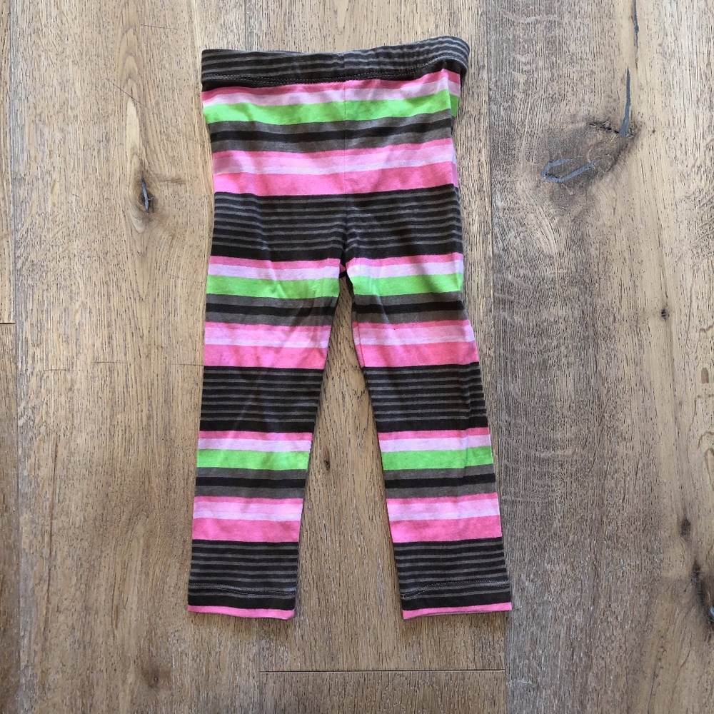 🦊 Jelly The Pug Striped Leggings